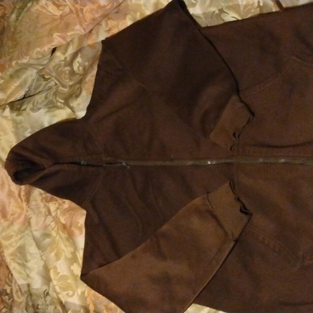 2Xl Plain Brown Harlem brand hoodie